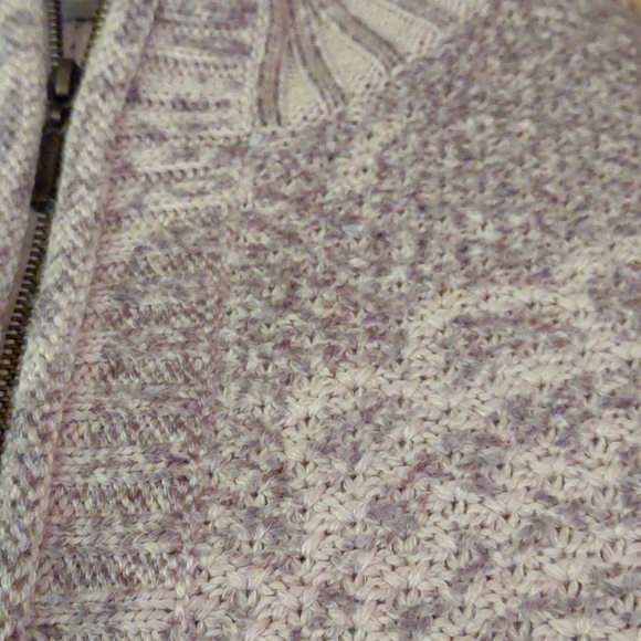 +SZ Coldwater Creek SZ 1X Grey Patterned Zip Front Vest. - Picture 8 of 8